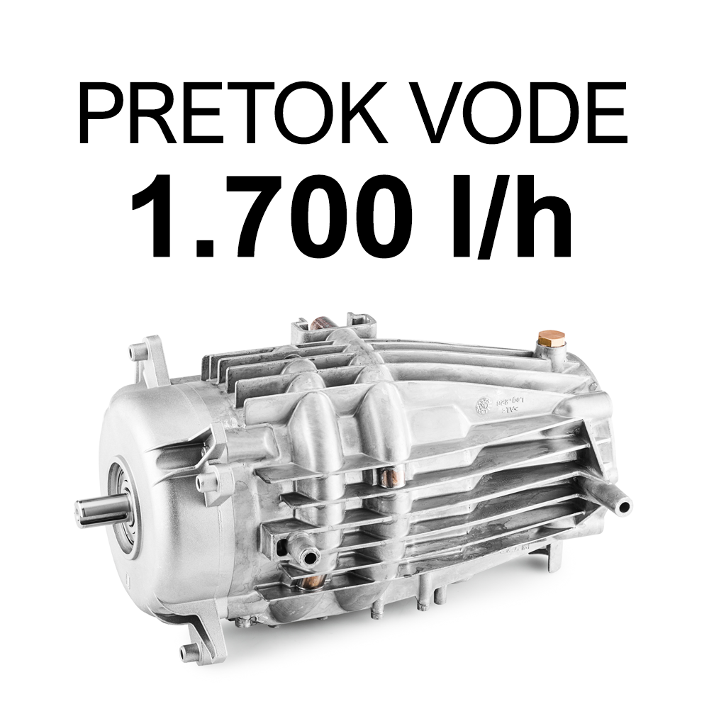 PRETOK VODE DO 1.700 L/H